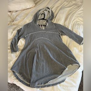 Free People FP Beach M/L Luna Hoodie Gray